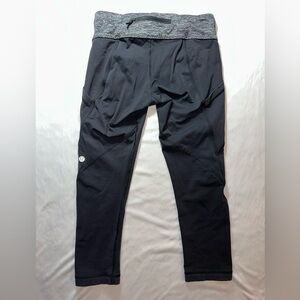 Lululemon Pace Rival cropped leggings 22 inseam black size 6